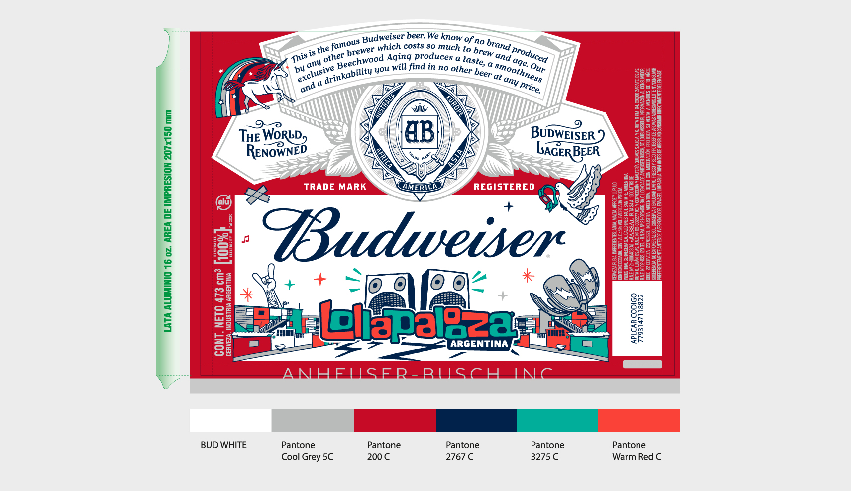 Estudio Joplin Diseño Gráfico budweiser